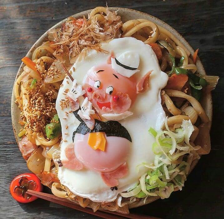 Bà mẹ Nhật Bản nổi khắp cõi mạng nhờ thích sáng tạo cơm hộp bento cho con-11