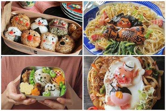 Bà mẹ Nhật Bản nổi khắp 'cõi mạng' nhờ thích sáng tạo cơm hộp bento cho con