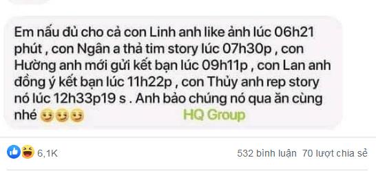 Xin bạn gái bữa cơm, thanh niên bị liệt kê hàng loạt những tật xấu trên FB, ai đọc cũng hết hồn-2