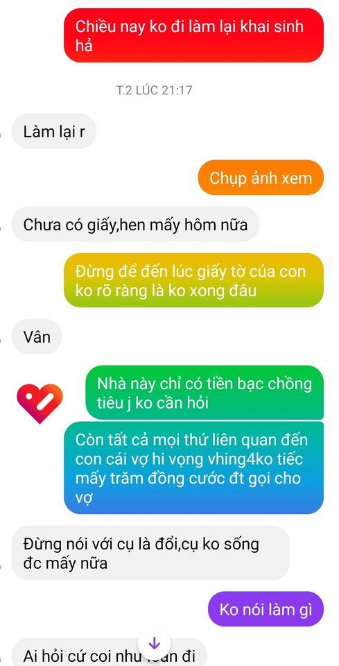 Vợ nổi cơn tam bành vì chồng nghe lời người lớn đặt tên con có chữ Thị-4