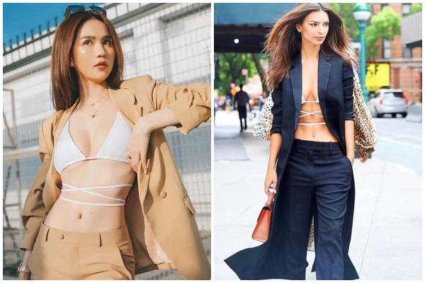 Loạt phong cách tưởng hot của Ngọc Trinh hóa ra toàn là nhái lại các thiên thần-1