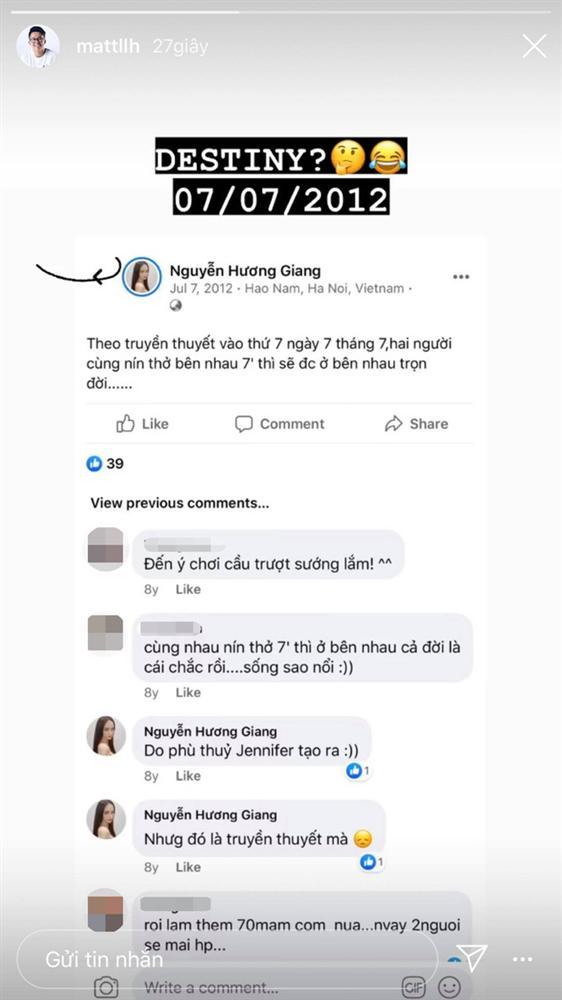 Matt Liu tìm thấy định mệnh tình yêu trong status của Hương Giang đăng cách đây 8 năm-3