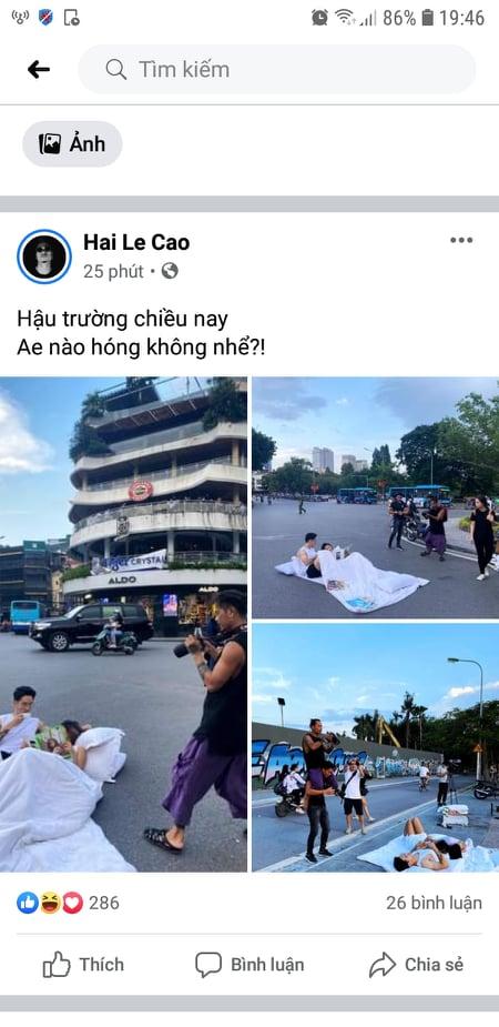 Sự thật về cặp đôi nằm tênh hênh giữa Hồ Gươm chụp ảnh cưới-3