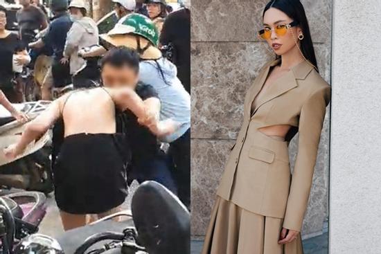 Hà Anh cổ vũ người vợ túm tóc 'tiểu tam' trong vụ đánh ghen phố Lý Nam Đế