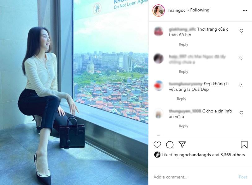 Khéo mặc như Mai Ngọc cũng để viền nội y lấp ló, chị em diện áo mỏng manh phải cẩn thận!-4