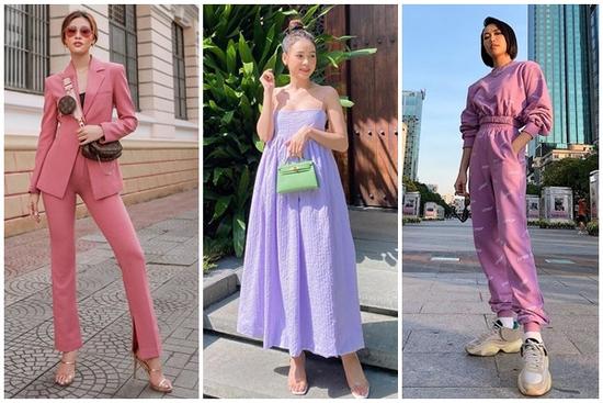 Cùng diện đồ hồng: Diệu Nhi khỏe khoắn - Khánh Vân hơi hướng menswear