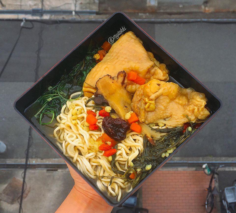 Nữ sinh khéo tay với món sợi và nước đậm hương vị quê nhà, bày trí đẹp như quảng cáo-4