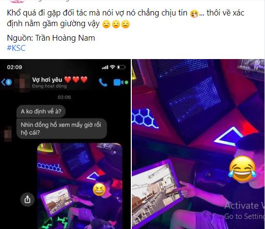 Màn ngụy trang đi gặp đối tác đỉnh cao của anh chồng khiến dân mạng cười nghiêng ngả-1