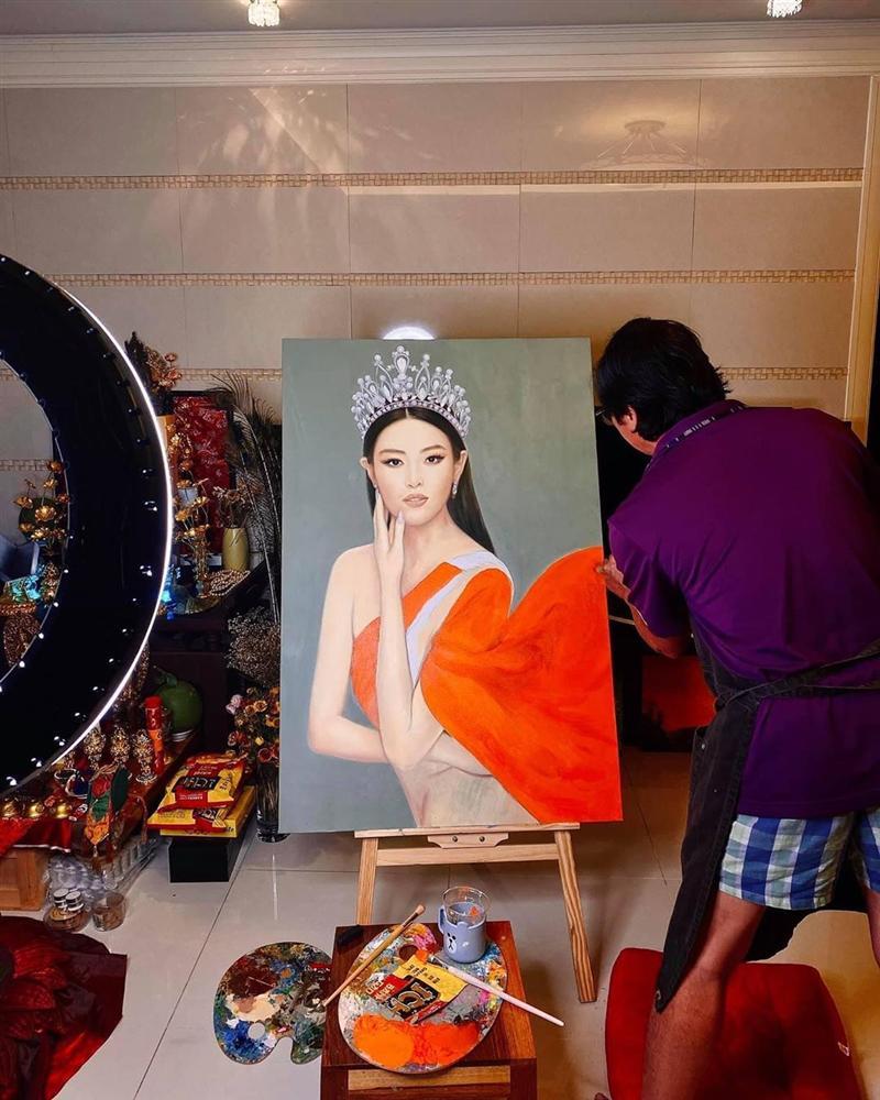 Bố hoa hậu Khánh Vân trổ tài vẽ con gái, kết quả khiến người xem bất ngờ-5