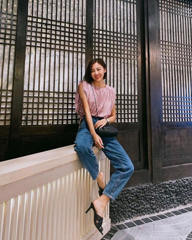 Văn Mai Hương khoe phong cách thời trang đời thường năng động.