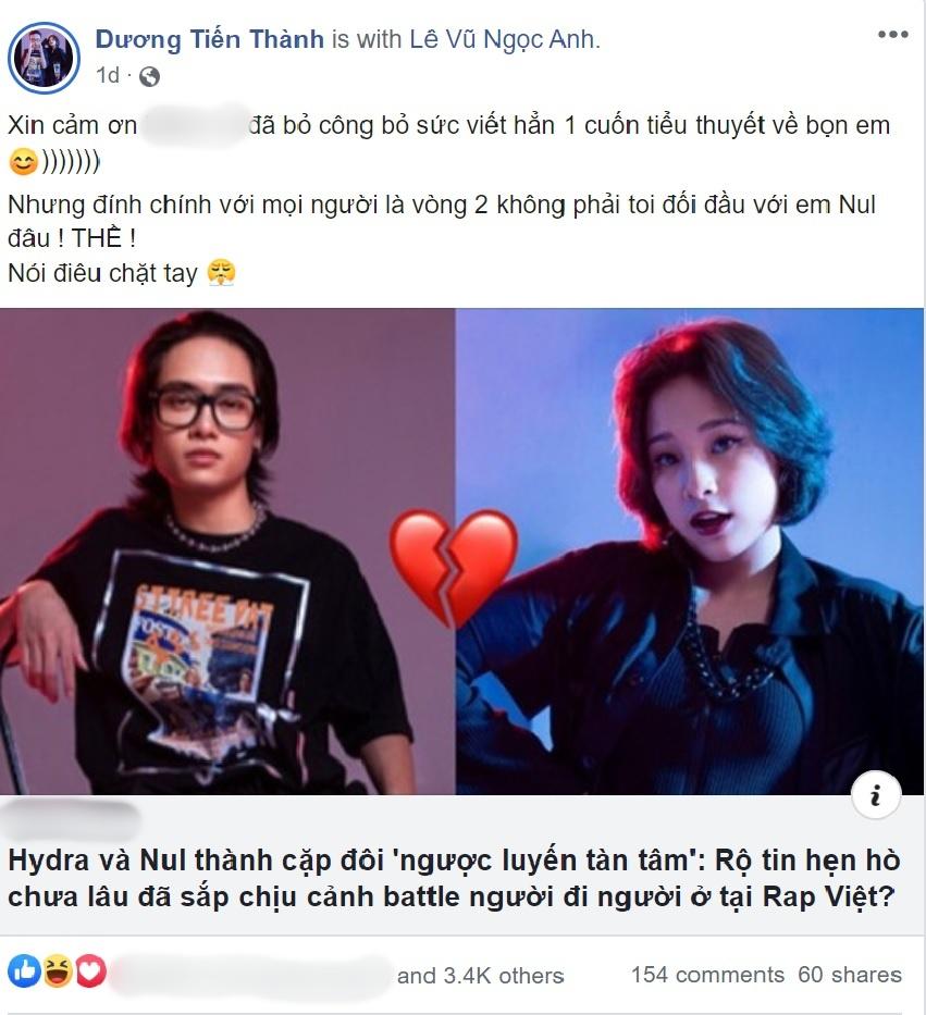 Giữ lời hứa chặt tay, Hydra Rap Việt biến thành Dương Quá thả thính Cô Cô cực hài-1