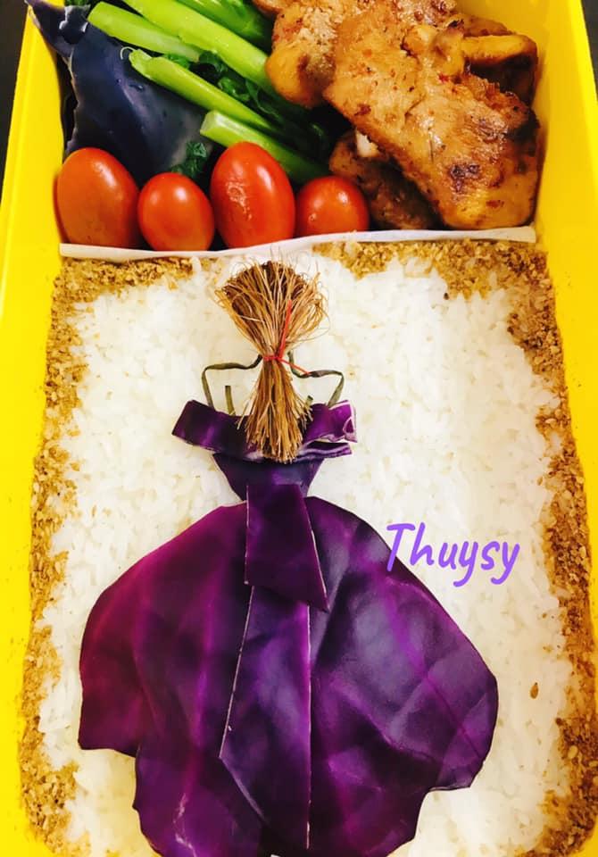 Vợ đảm trêu vui chồng bằng hộp cơm trưa minh họa mẫu chân dài, cưng thế này sao nỡ thèm phở-4