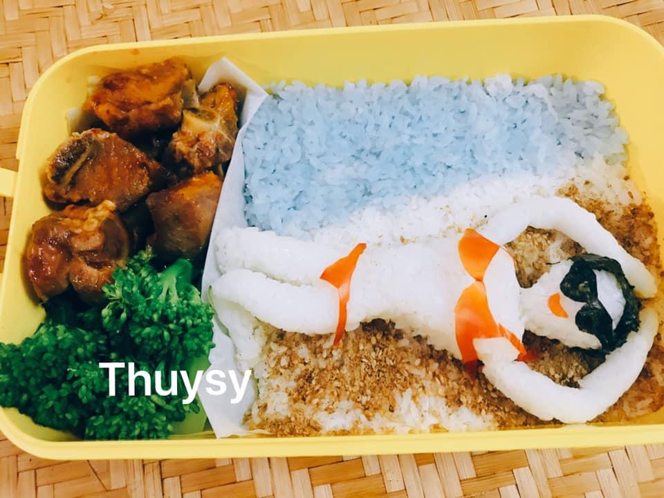Vợ đảm trêu vui chồng bằng hộp cơm trưa minh họa mẫu chân dài, cưng thế này sao nỡ thèm phở-8