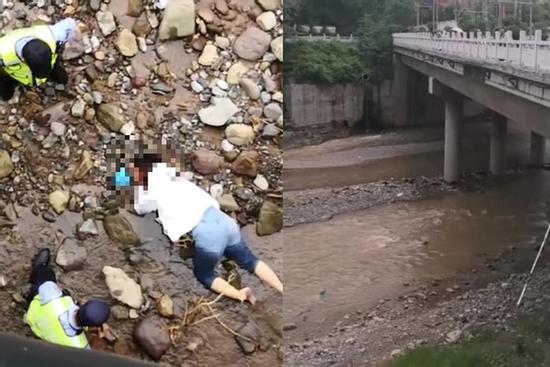 Cãi nhau trên đường đi ly hôn, chồng thẳng tay ném vợ từ trên cầu xuống bờ đá