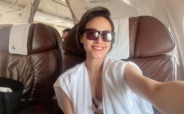 MC Phí Linh và câu chuyện lỡ chuyến bay đêm không về được với con-19