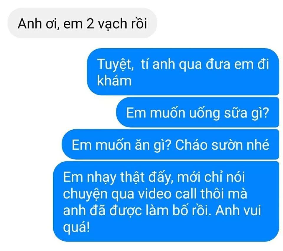 Bạn gái thông báo 2 vạch, thanh niên vui ra mặt nhưng ngẫm lại có gì đó sai sai-1