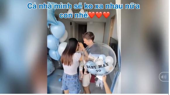 Khoảnh khắc chồng Hoàng Oanh gặp con trai tại Singapore sau 9 tháng xa cách-3