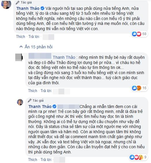 Thanh Thảo tức giận khi bị chỉ trích lợi dụng con trai Ngô Kiến Huy-2