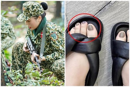Kỳ Duyên bị bật cả móng chân khi tham gia thử thách bộ đội nhập ngũ