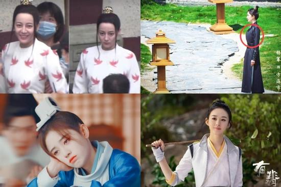 Sao Hoa ngữ giả trai: Địch Lệ Nhiệt Ba thô kệch giống đàn ông, Dương Mịch lộ rõ vòng 1