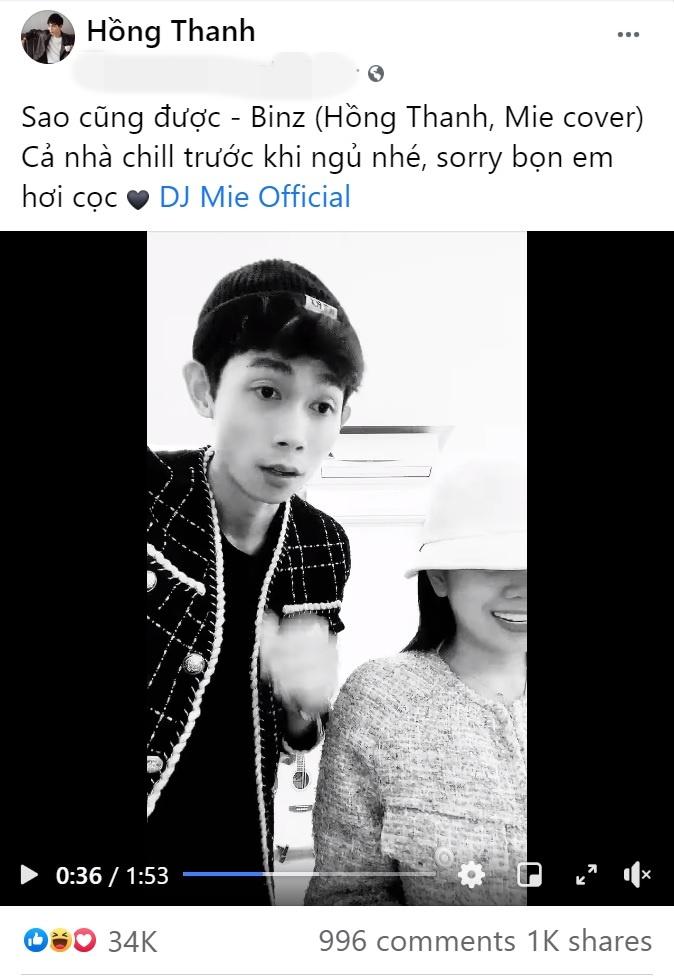 DJ Mie và người yêu cover hit Binz, phần rap nghe tưởng 2 người đang cãi nhau-1