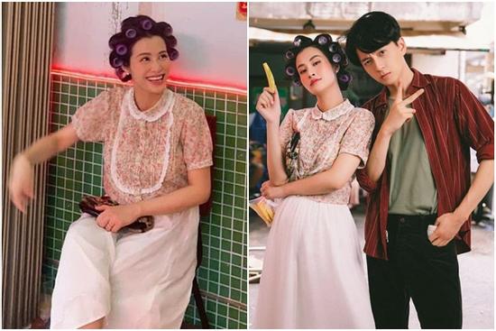 Làm cameo cho MV Ngô Kiến Huy, Đông Nhi lộ ảnh chụp lén 'khác khác' ảnh qua app