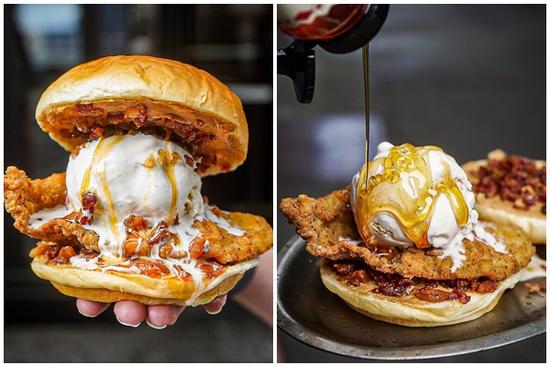 Bạn có dám thử chiếc Burger độc dị vừa mặn vừa ngọt này không?
