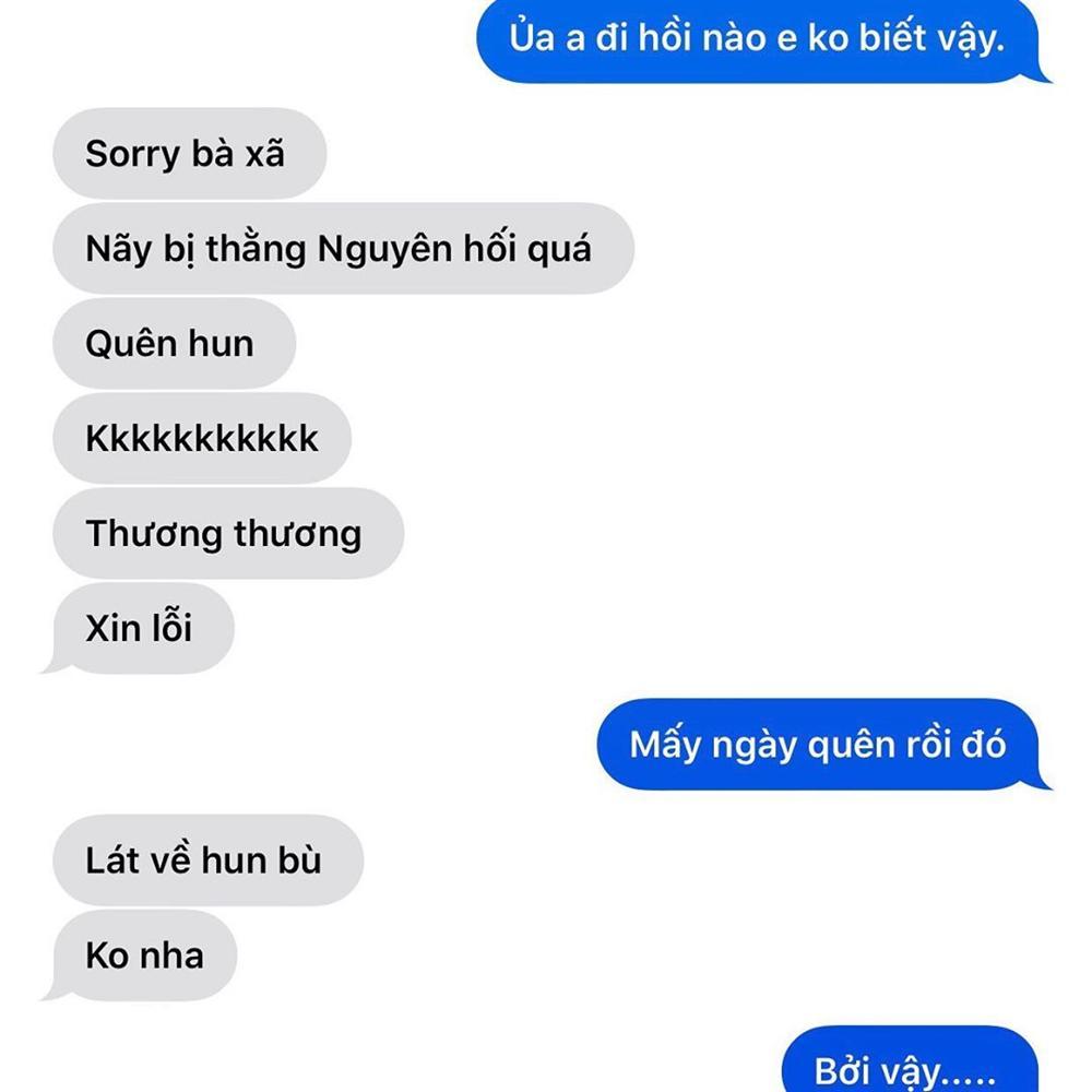 Hari Won công khai tin nhắn tố Trấn Thành phạm luật vợ chồng-1