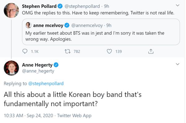 Nữ MC người Anh phát ngôn hạ thấp BTS: BTS cỏn con, chẳng có gì đáng nói-2