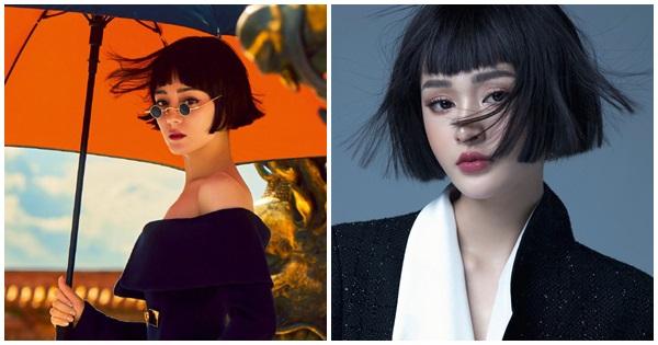 Địch Lệ Nhiệt Ba đẹp thần sầu với tóc ngắn, nhìn lại hao hao Hiền Hồ-8