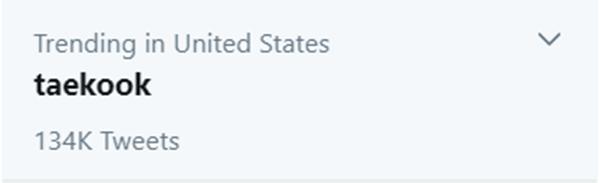 Chuyện lạ Kpop à nha: Taekook lọt top trending Mỹ dù chỉ đeo khẩu trang ngồi im-2