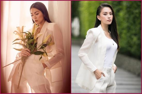 Tiểu Vy 'đụng hàng' Tăng Thanh Hà: Mẹ 2 con lấn át đàn em nhờ màn 'thả rông'?