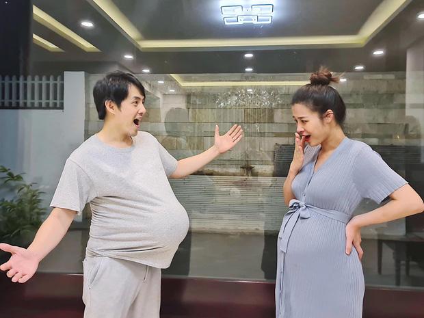 Đông Nhi khoe eo thon bất ngờ ở giai đoạn cuối thai kỳ, netizen liền thắc mắc và nhận câu trả lời từ chính chủ-3