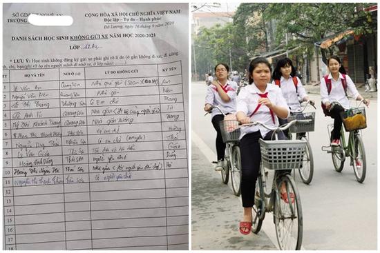 Thầy cô cũng phải giật mình trước lý do 'không gửi xe' của đám 'nhất quỷ nhì ma'