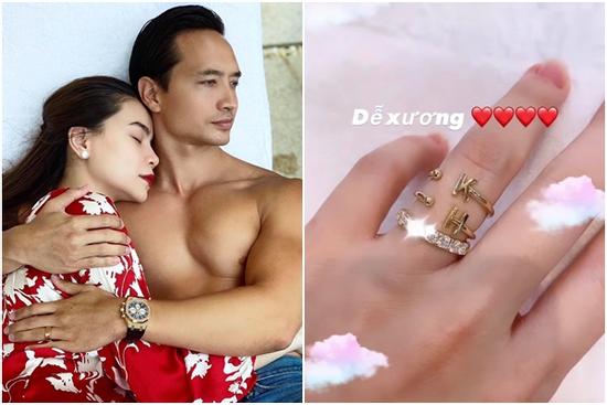 Tháo nhẫn đôi với Kim Lý, Hồ Ngọc Hà thay nhẫn khác vào ngón áp út mà vẫn chứng tỏ tình yêu
