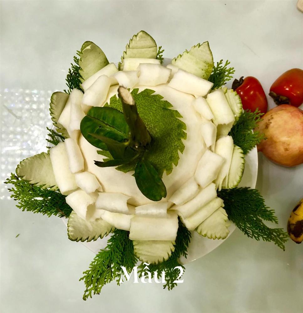 Mẹ Hà Nội khéo tay chỉ cách tỉa quả bưởi trang trí mâm cỗ Trung thu-2