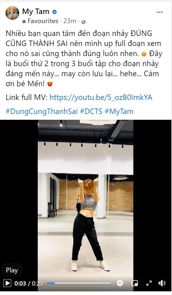 Mỹ Tâm tung clip tập vũ đạo khoe eo thon: Xem xong sai cũng thành đúng-3