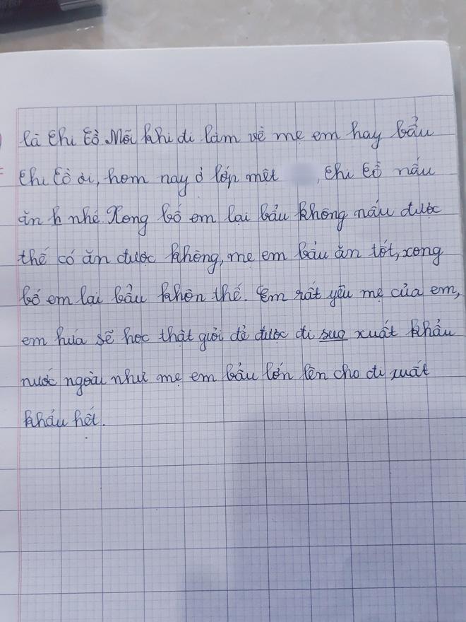 Cậu nhóc lớp 1 làm văn tả về mẹ, chân thực đến mức dân mạng chỉ biết cười lăn lóc-2