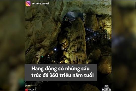 Vẻ đẹp hang động khô dài nhất châu Á ở Quảng Bình