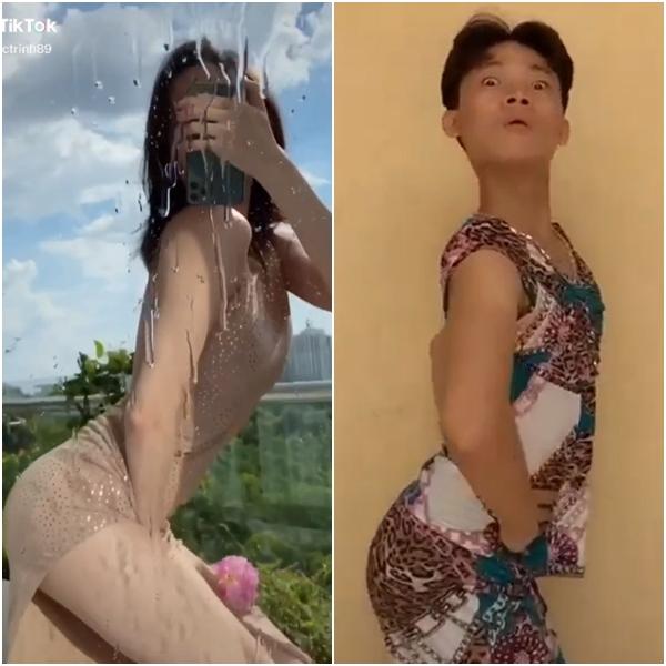 Fan nam bắt chước màn khoe đường cong của Ngọc Trinh và cái kết không nhịn nổi cười-1