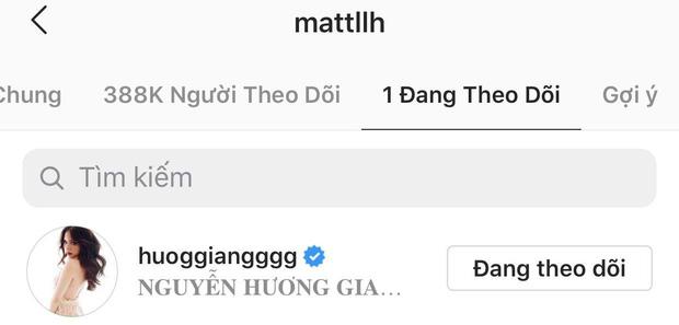 Hương Giang gia nhập hội chỉ theo dõi mình anh, tài khoản 3 triệu follow chỉ care mỗi Matt Liu-4
