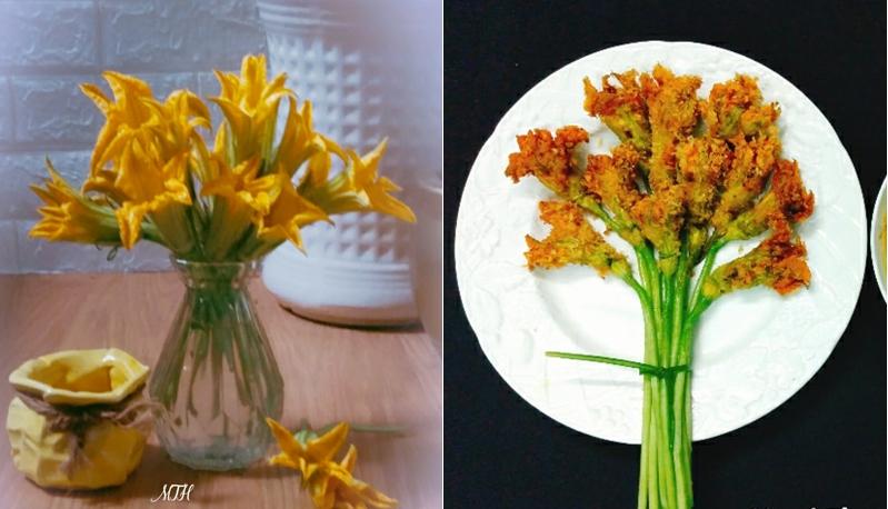 Hội chị em trổ tài cắm hoa bằng rau củ đẹp lạ, chơi chán thì mang nấu ăn-7