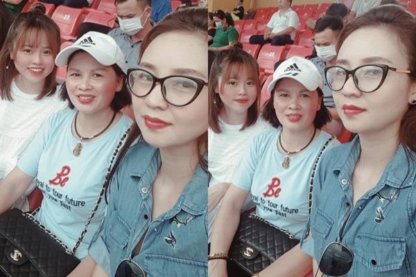 Lâu lâu mới ra sân cổ vũ Quang Hải, Huỳnh Anh gây chú ý với nhan sắc ngày càng khác biệt-2