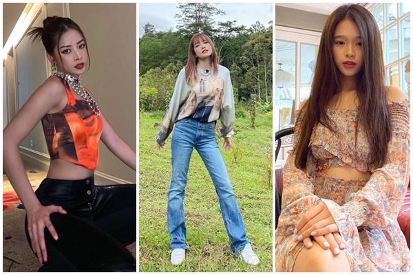 Street style: Linh Ka lần đầu thả rông táo bạo - Chi Pu phanh cúc khoe eo phẳng lì-10