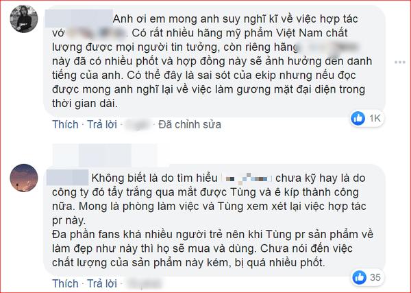 Dân mạng réo tên Sơn Tùng M-TP khi hãng mỹ phẩm Sếp PR ra mắt quá cẩu thả-6