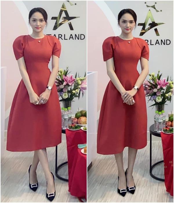 Cứ mỗi lần ngồi xe sang, Hương Giang lại chiêu đãi fan xu hướng thời trang mới-3