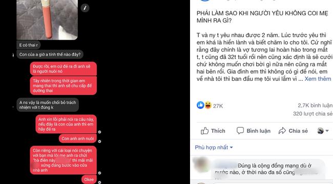 Bạn gái báo có thai, chàng trai chỉ nhận con, không nhận vợ khiến dân mạng tranh cãi, lý do là gì?-1