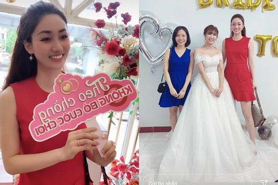 Đi ăn cưới bạn thân, Á hậu Ngô Trà My 'dìm' cô dâu xuống vị trí thứ nhì