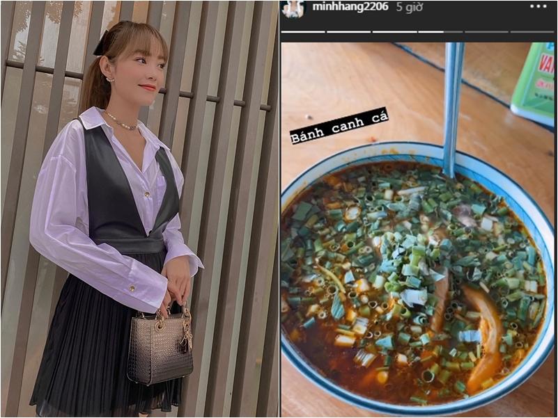 Nhìn Minh Hằng ăn tô bánh canh toàn hành lá, team ghét hành tự nhiên toát mồ hôi-1