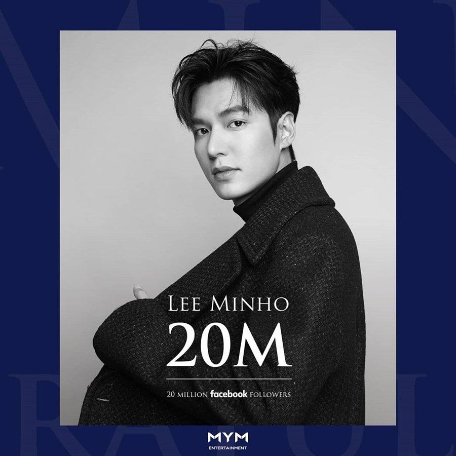 Lee Min Ho lập kỷ lục là người nổi tiếng Hàn Quốc đầu tiên đạt 20 triệu người theo dõi trên cả Facebook và Instagram. Sau khi hoàn thành nghĩa vụ quân sự vào năm ngoái, nam diễn viên nhận được nhiều yêu mến hơn sau khi góp mặt trong bộ phim 